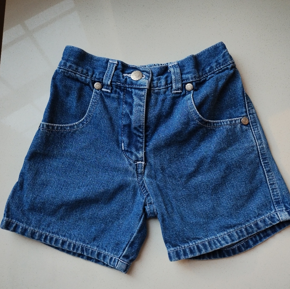 🎀 3/$20 Vintage Denim Jean Shorts Size 4T Adjustable Waist